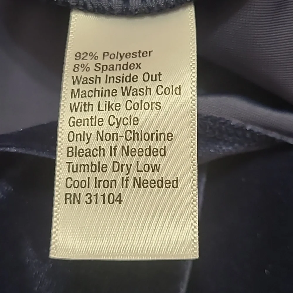 Crown & Ivy Navy blouse XL - Picture 4 of 6